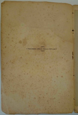 Mooses ja prohwetid 1921 a.