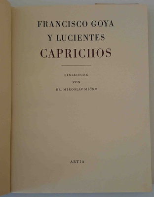 Goya Caprichos