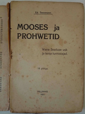 Mooses ja prohwetid 1921 a.