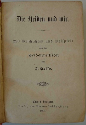 Die Baiden und wir. 1901